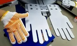 картинка Машина для нанесения силиконовых противоскользящих точек на перчатки R014H от магазина Метасила