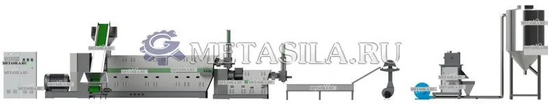 картинка Линия для гранулирования АБС-пластика  от интернет-магазина Метасила