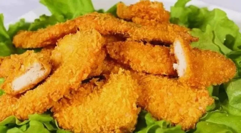 картинка Линия для производства куриных наггетсов: формовка, панировка, жарка от интернет-магазина Метасила