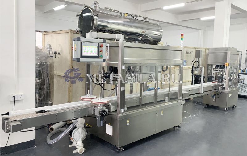 картинка Автоматическая линия розлива в бутылки  SW-98  от интернет-магазина Метасила