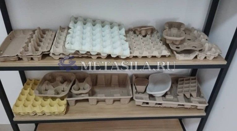 фото Линия производства бумажных лотков для яиц от интернет-магазина Метасила
