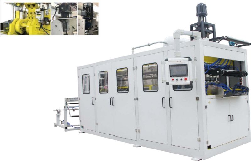 картинка Термоформовочный станок для производства пластиковых лотков RH145 от интернет-магазина Метасила