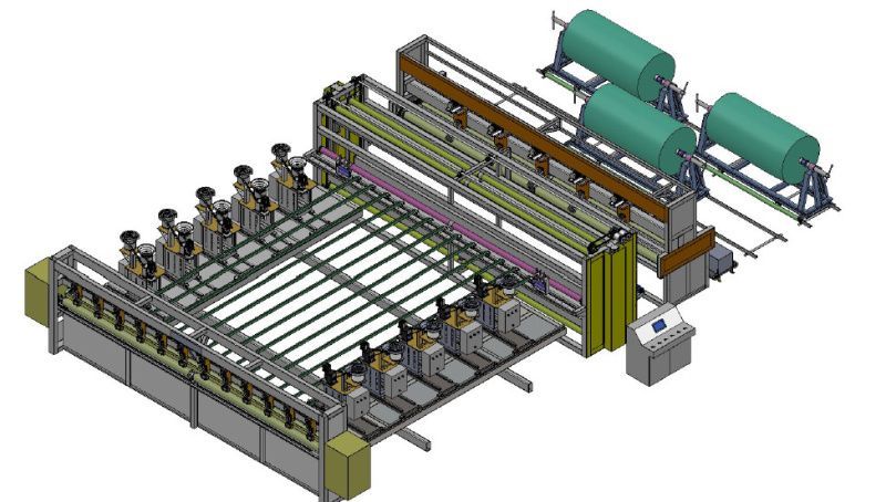 картинка Линия по производству тентов META6000 от интернет-магазина Метасила