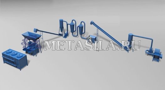 картинка Линия по производству топливных брикетов   от интернет-магазина Метасила