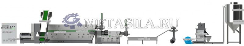 картинка Линия для гранулирования АБС-пластика  от интернет-магазина Метасила