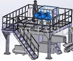 картинка Линия по производству мыла A-005 (200 кг/ч)  от магазина Метасила
