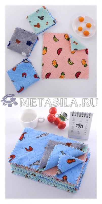 картинка Кухонная салфетка для мытья посуды от интернет-магазина Метасила