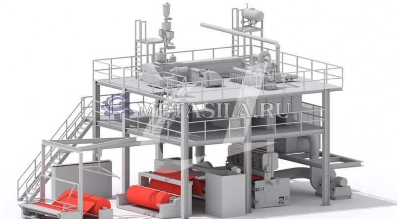 картинка Линия по производству спанбонда PET (3200 мм)  от интернет-магазина Метасила