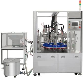 фото Станок для наполнения и укупорки жидкой продукции (модель CDF-80) от магазина Метасила