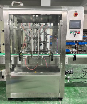 фото Автоматическая 6-головочная линия розлива кетчупа в бутылки  от магазина Метасила