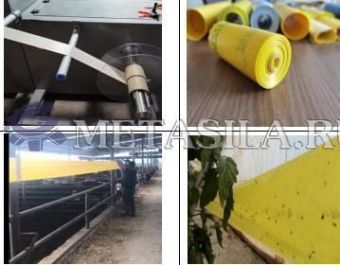 картинка Станок для производства липких ловушек от насекомых  от магазина Метасила