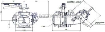 картинка Нижний выпускной клапан 3" (ND80) NEATCO MKII (PEROLO) от магазина Метасила