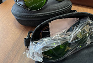 Привезли нашему клиенту очки защитные для лазера LSG-5 Safety goggles (190-450 & 800-2000nm¶O.D 4+. Привезли нашему клиенту очки защитные для лазера LSG-5 Safety goggles (190-450 & 800-2000nm¶O.D 4+.