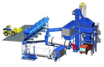 картинка Асфальтосмесительная установка Н-16 (160 т/ч) от магазина Метасила