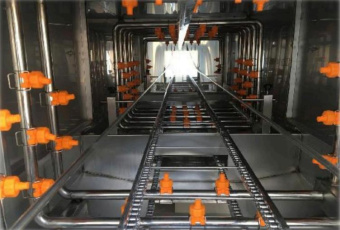картинка Станок для мойки пластиковых ящиков E16 от магазина Метасила