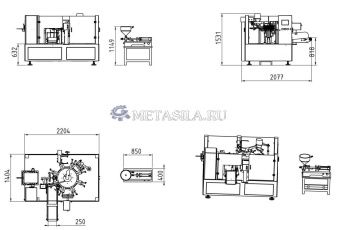 фото Машина по упаковке жидкостей в мягкую упаковку  от магазина Метасила