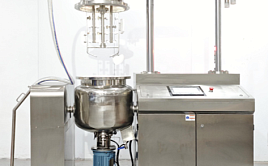 Вакуумный эмульсионный смеситель, модель объемом 100 литров