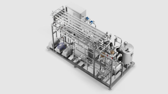 картинка Пастеризатор молока с скимминговым сепаратором от магазина Метасила