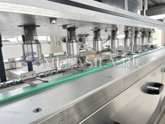 фото Линия для наполнения и укупорки жидкости в пакеты от магазина Метасила