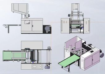 фото Автоматический станок для перемотки фольги с тиснением S-140 от магазина Метасила
