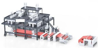 картинка Линия по производству спанбонда SS-тип (4200 мм) от магазина Метасила