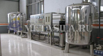 картинка Линия розлива газированной воды в ПЭТ - бутылки  от магазина Метасила