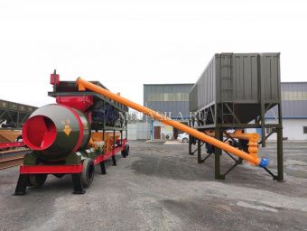 картинка Мобильная бетоносмесительная установка от магазина Метасила