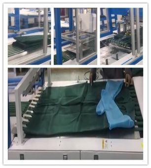 фото Станок для упаковки медицинских халатов NBOK-10 от магазина Метасила