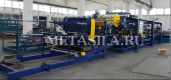 картинка Линия по производству сэндвич-панелей  от магазина Метасила