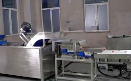 Полностью автоматическая машина для удаления листьев от ягод клубники W12SD (с 2 роботами)