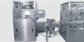 картинка Машина для розлива и закупорки жидкости в бутылки от магазина Метасила