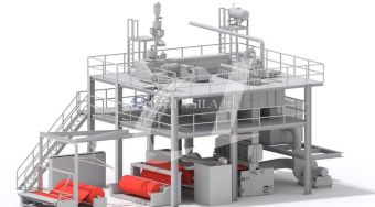 картинка Линия по производству спанбонда PET (3200 мм)  от магазина Метасила