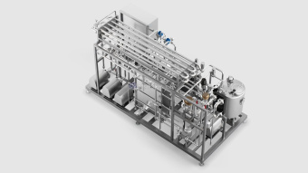 картинка Пастеризатор молока с скимминговым сепаратором от магазина Метасила