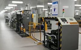 Высокоскоростная многофункциональная экструзионная линия для производства LED лент, модель DRFL100