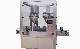 Линия россыпи порошковых продуктов в пластиковые банки R-106H