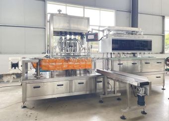 фото Линия для наполнения и укупорки жидкости в пакеты от магазина Метасила