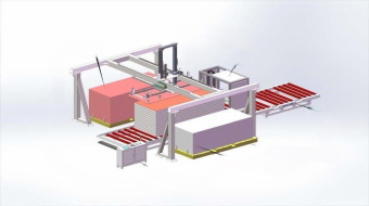 картинка Линия производства SIP-панелей BL-13 от магазина Метасила