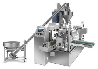 фото Линия упаковки сыпучих продуктов в Дой-пак (модель FRR-007) от магазина Метасила