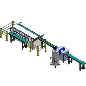 картинка Линия по производству губок для посуды (модель А-954) от магазина Метасила